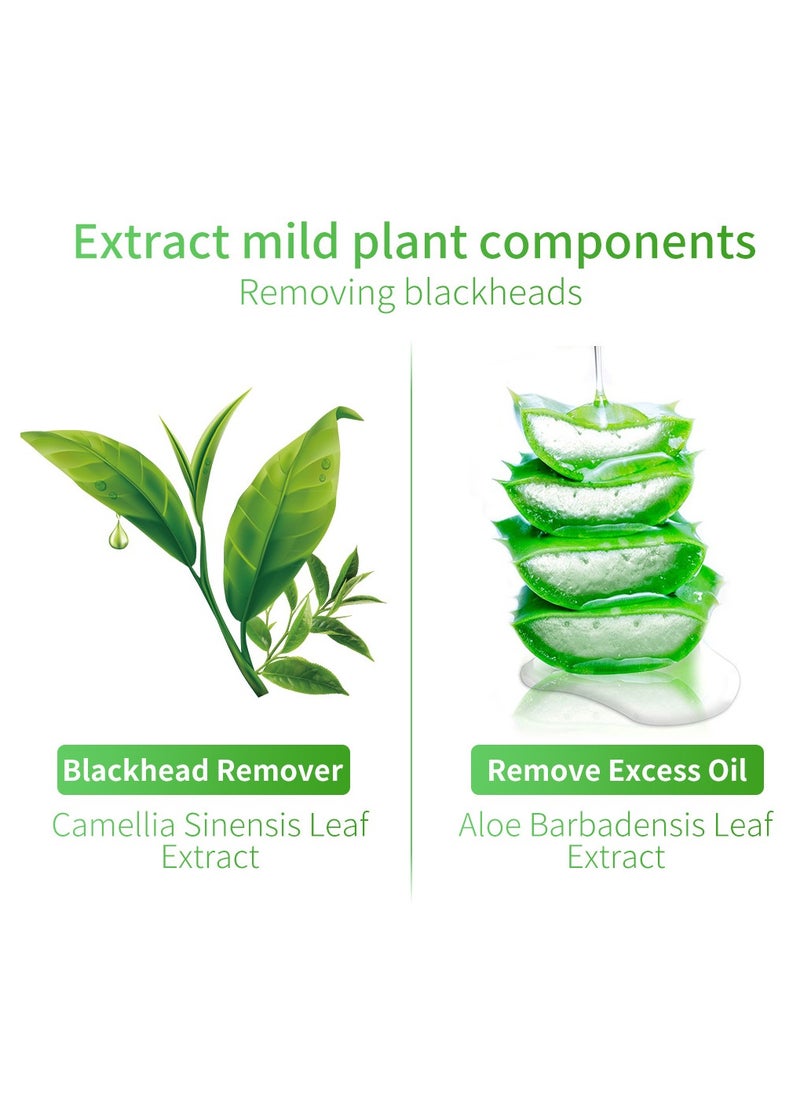 Labymos Blackhead Removal Kit Deep Pore Cleansing and Shrinking Blackhead Liquid Remover Green Tea Blackhead Solution Nose Pore Minimizing Peel Kit