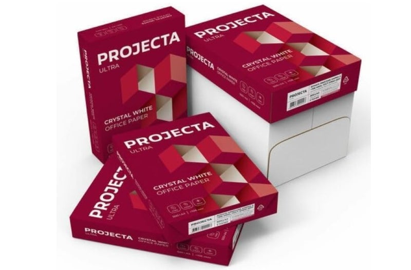 Projecta Ultra A4 Paper, 80 GSM Copy Paper 500 Pages Ream (Bundle of 5 Reams)