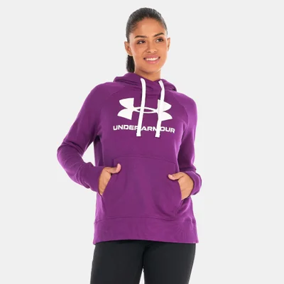 UNDER ARMOUR Women's UA Rival Fleece Logo Hoodie