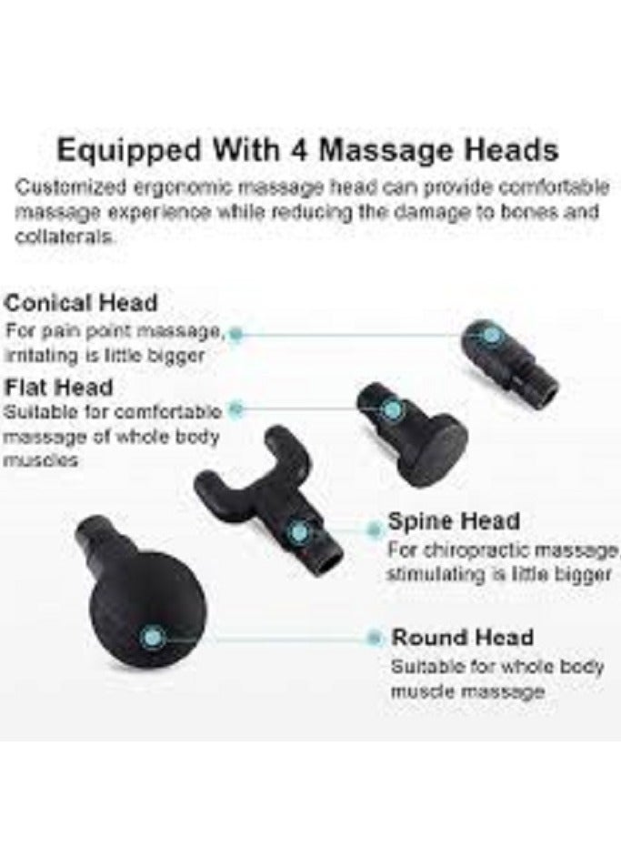 Portable Massage Gun - 6 Levsel(KH-320(Black)) - Image 5