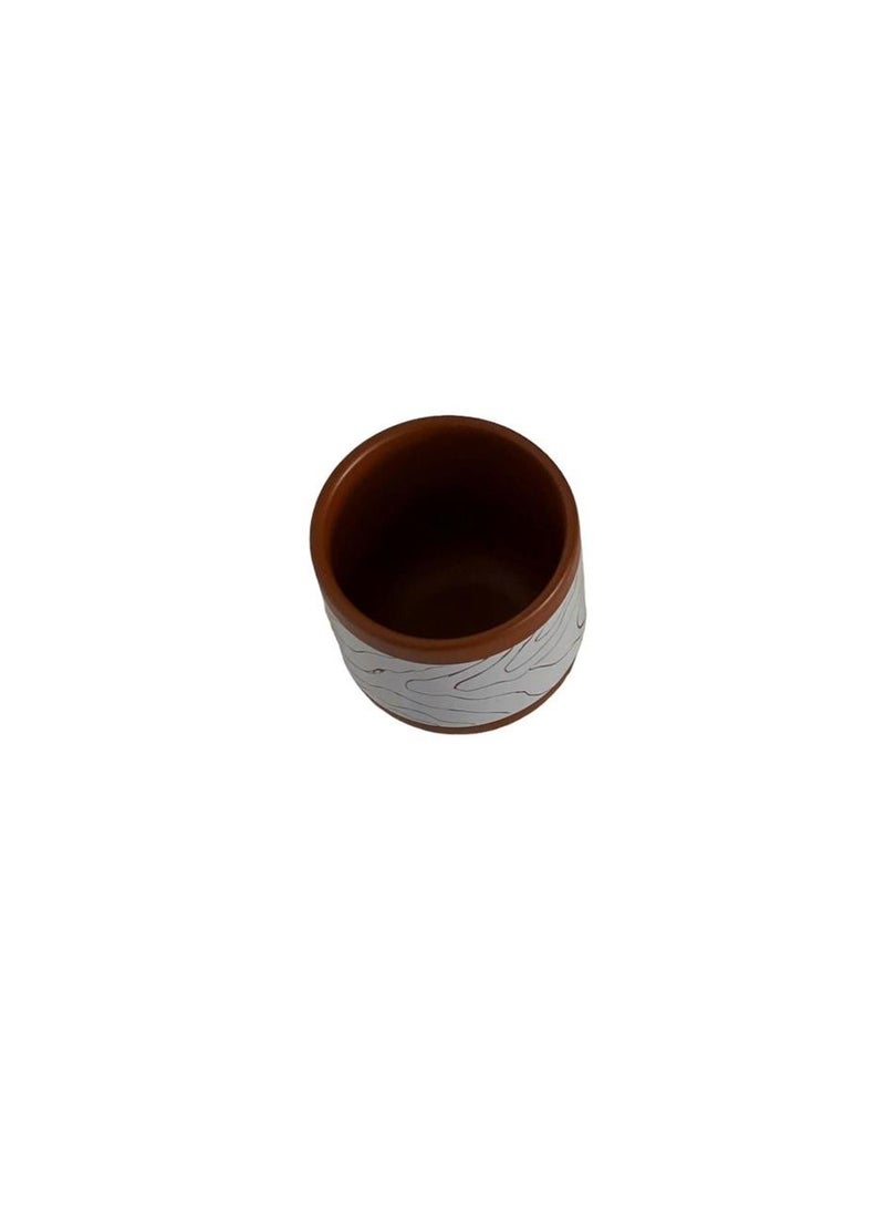 1881 Brown / white coffee mug 140 ml - Image 3