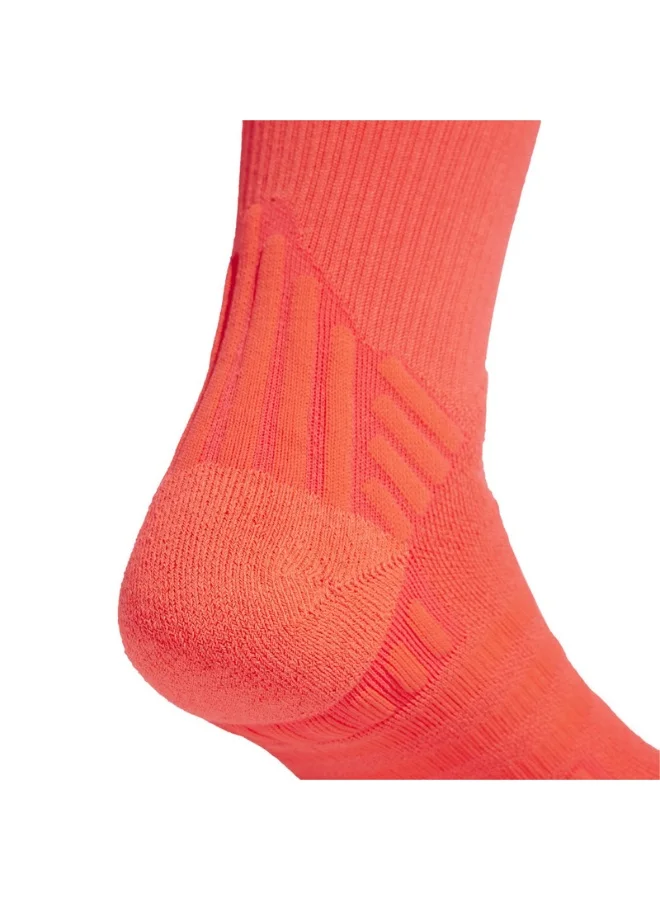 adidas جوارب تنيس اديداس TENNIS CRW SOCK حمراء للجنسين - مقاس S