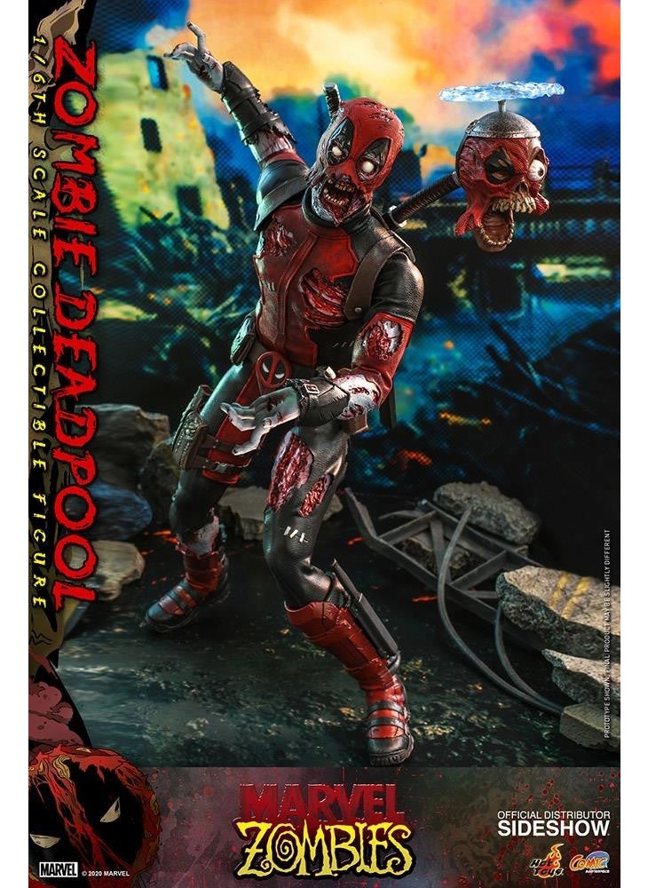 Hot Toys Zombie Deadpool Sixth Scale Collectible Figure  - Image 4