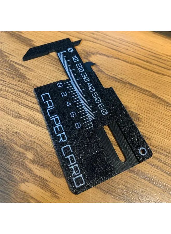 Black Portable Caliper Lightweight PLA Material Pocket Measurement Tool - Image 5