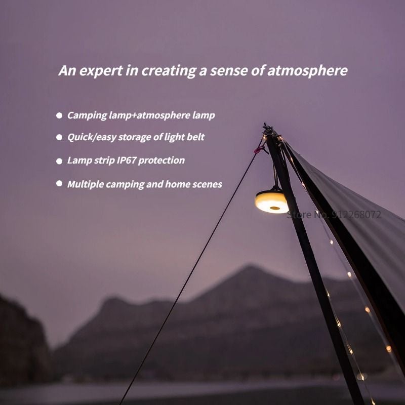 NexTool Camping Lamp Waterproof Rechargeable Ipx4 Strip Lamp 7m/10m 1800mAh - Image 4