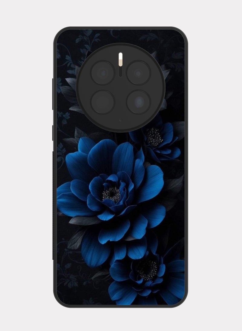 PXLAAT Huawei Mate 50 Pro case cover Blue Flower - Image 1