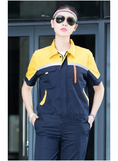 SKT Shiketro Summer Short Sleeve Workwear for Men and Women, Thin Reflective Work Protective Clothing that Absorbs Sweat and Allows for Breathability  - Image 5