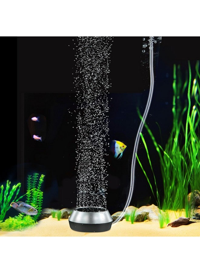 hygger Air Stone for Aquarium 2.3 Inch Fish Tank Bubble Kit Oxygen Diffuser with Air Tube, Check Valve Hydroponic Aeration Bubbler (Not Include Air Pump) - Image 1