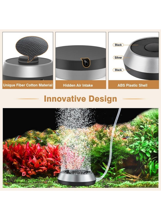 hygger Air Stone for Aquarium 2.3 Inch Fish Tank Bubble Kit Oxygen Diffuser with Air Tube, Check Valve Hydroponic Aeration Bubbler (Not Include Air Pump) - Image 4