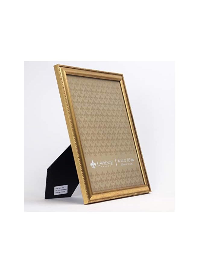 Lawrence Frames Frames Classic Bead Picture Frame, Gold, 8x10, 537080  - Image 2