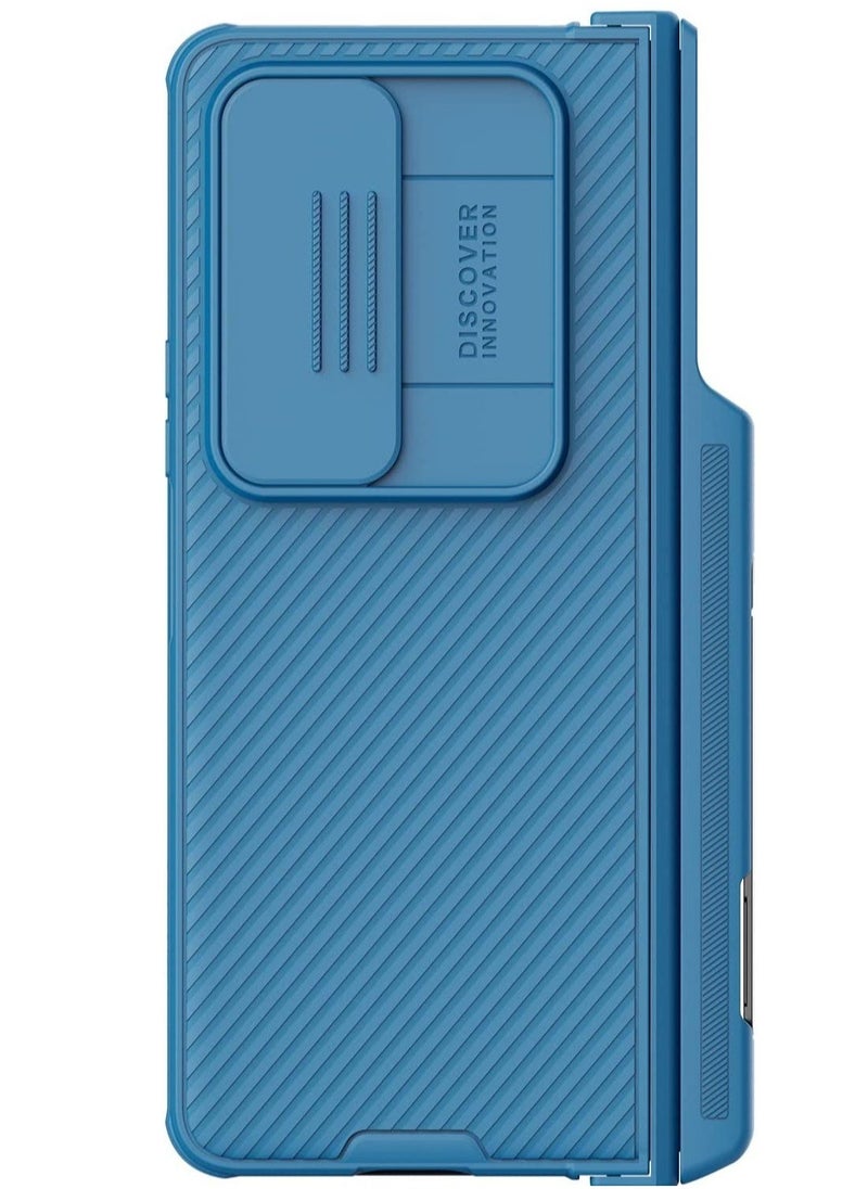 Raxoom for Samsung Galaxy Z Fold 4 Case with Kickstand & Slide Camera Cover, Hinge Protection with S Pen Holder 360° All-Inclusive Protective Case for Samsung Galaxy Z Fold 4 5G (Blue) - Image 3
