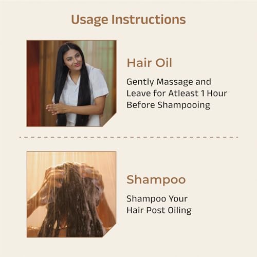 Vedix Ayurvedic Shampoo and Hair Oil Combo Pack for Normal/Oily with Oily Scalp & Wavy/Curly Hair - 200 ml - Image 5