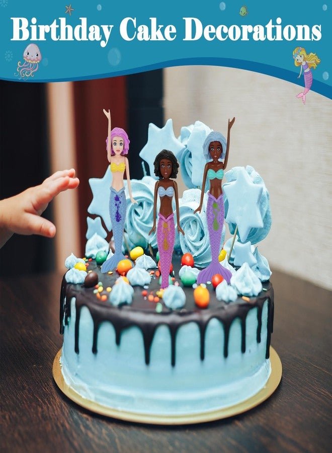 HEYTIMI 20 Pack Colorful Mermaid Diving Toys - Underwater Sinking Pool Toys for Kids Girls Ages 3-12, Summer and Spring Fun Bath & Pool Games, Non-Repeating Styles, Glittery Sparkle Tails - Image 3