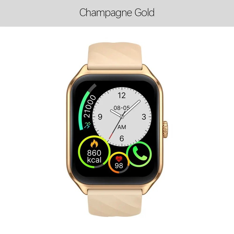 زيبليز ساعة ذكية Zeblaze GTS 4 Smart Watch 1.94" HD Amoled Display Voice Calling 100+ Sports Modes Heart Rate SpO2 Fitness Tracking Smartwatch, Champagne Gold - Image 1