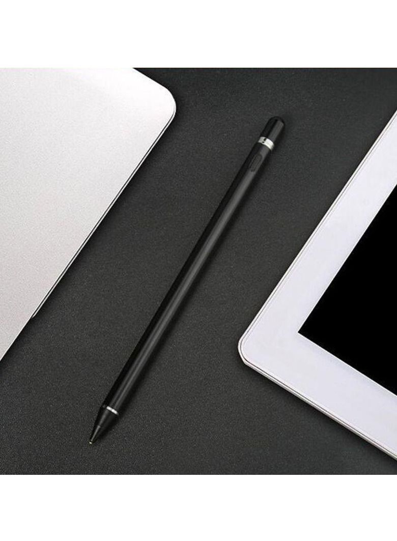 Active Stylus Pen for iPad, Android Tablets, and Huawei MediaPad – High Precision Touchscreen Pencil with Palm Rejection & Fast Charging – Compatible with iOS & Android Devices – Black - Image 2