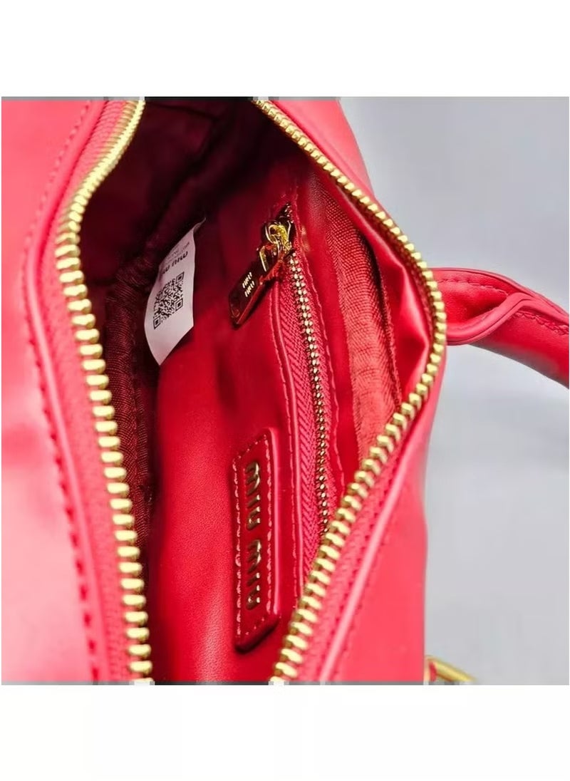 Miu Miu Bowling Pleated Vintage Crossbody Shoulder Bag  - Image 2