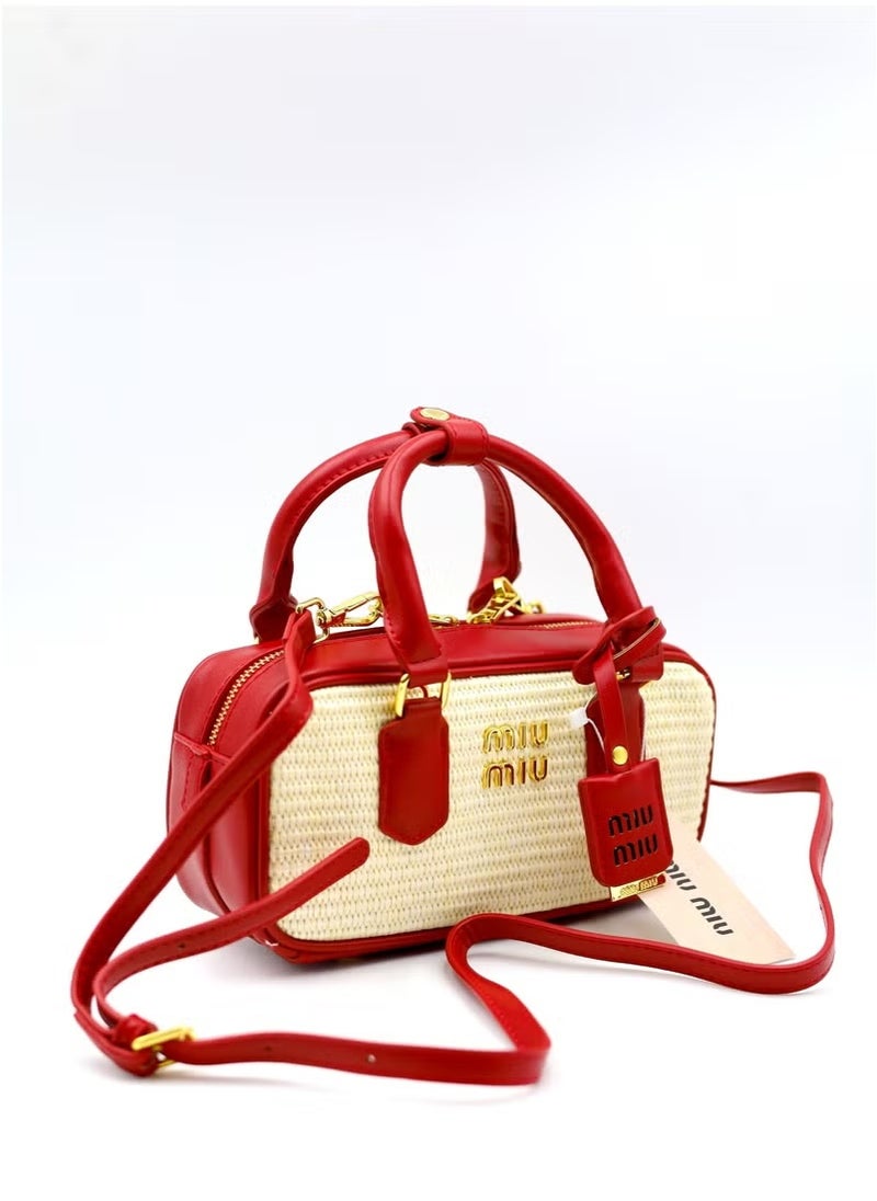 Miu Miu Bowling Pleated Vintage Crossbody Shoulder Bag  - Image 4