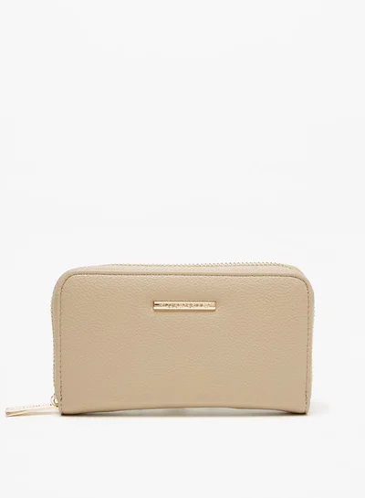Flora Bella By Shoexpress Women's Solid Zip Around Wallet