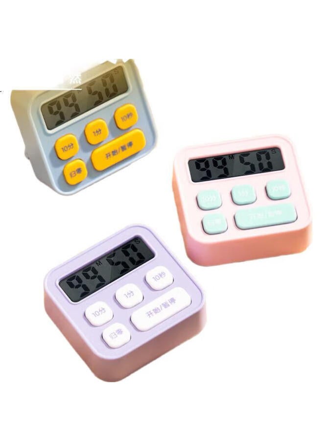 Deli (Deli) Timer Time Reminder Blue Children'S Toy Birthday New Year Gift Le201 - Image 1