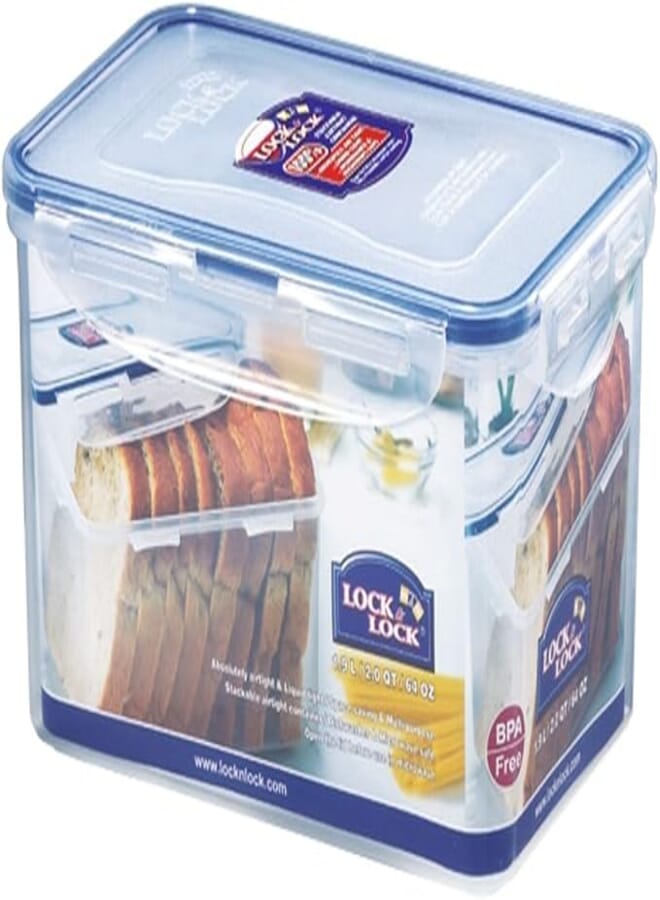 Lock & Lock Rectangle Plastic Container 1.9L