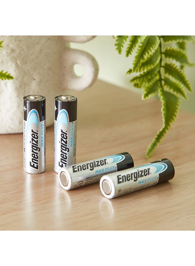 Energizer 4-Piece Max Plus AA Alkaline Battery Set 2 x 5 x 1 cm - Image 1