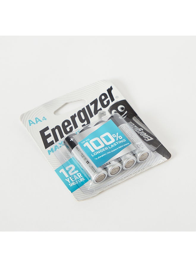 Energizer 4-Piece Max Plus AA Alkaline Battery Set 2 x 5 x 1 cm - Image 3