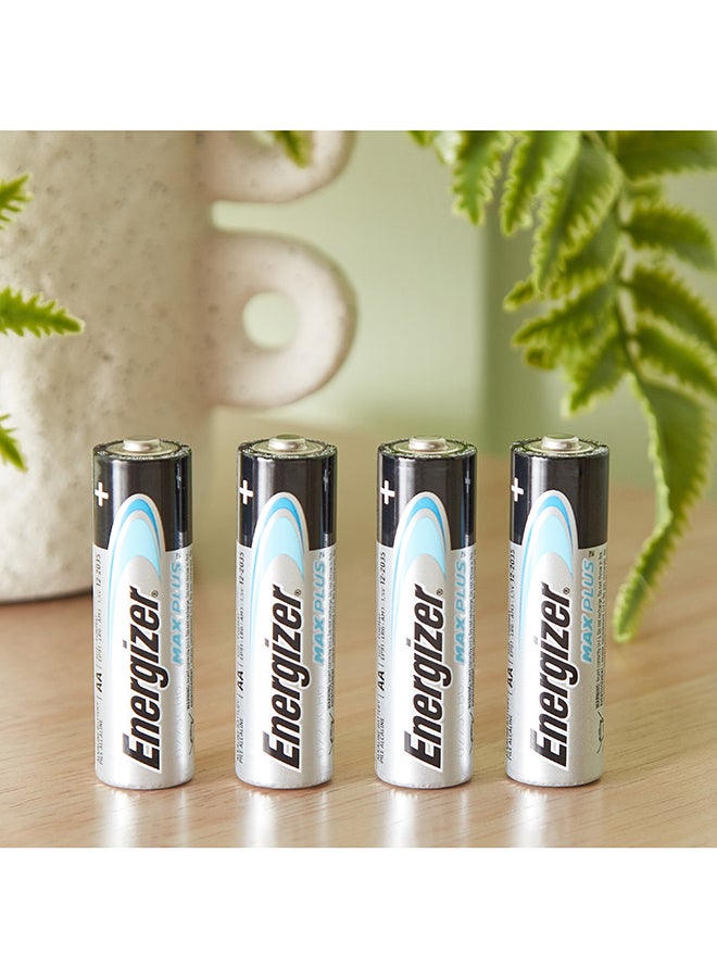 Energizer 4-Piece Max Plus AA Alkaline Battery Set 2 x 5 x 1 cm - Image 2