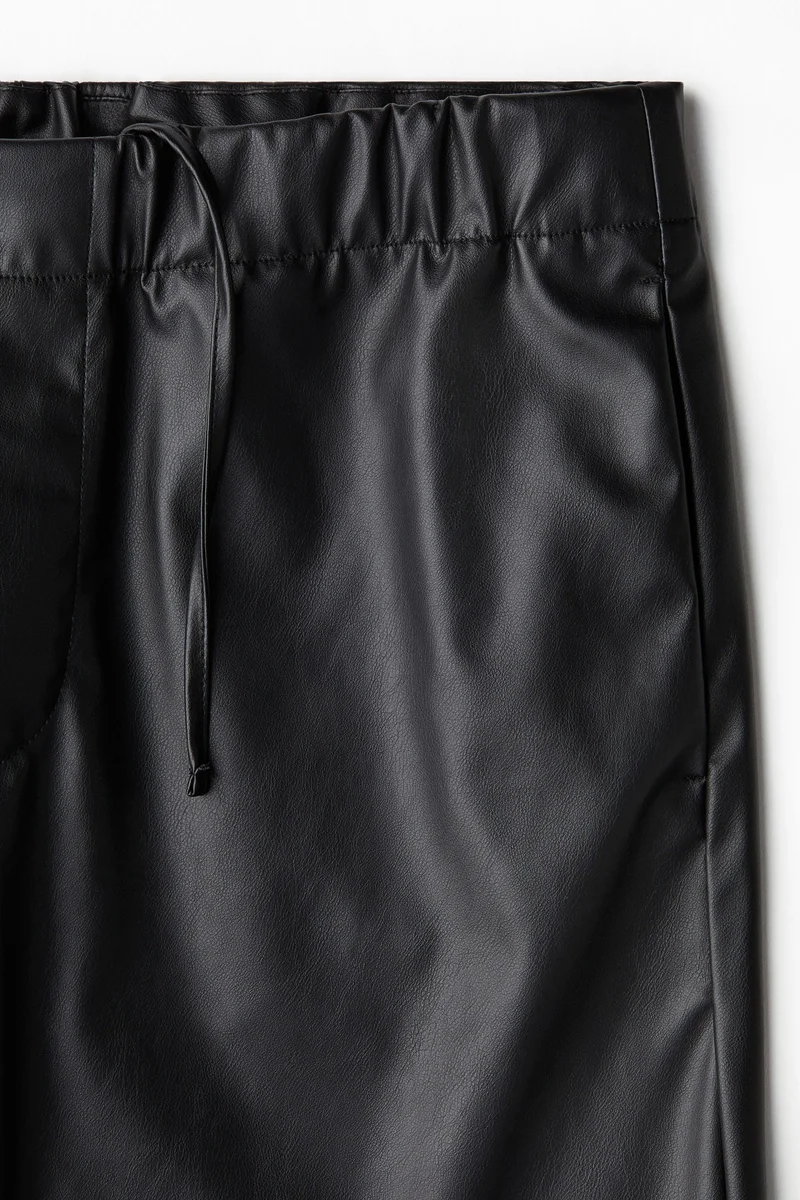 اتش اند ام Relaxed Fit Coated trousers