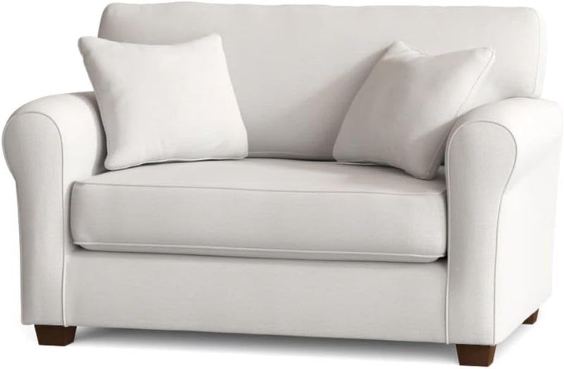 Comfynest Modern 56" Round-Arm Sofa Bed - Image 2