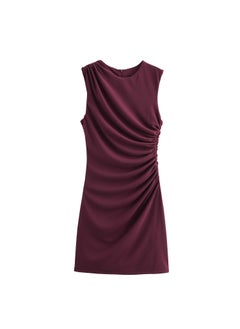 Generic SAW Fast Selling New Womens Dress French Style Slimming Casual Design Smooths Your Silhouette Womens Clothing 3067260 Dark brown  - Image 3