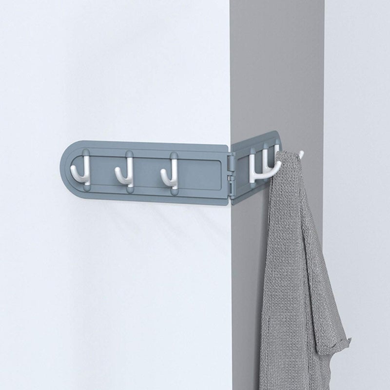Vroxy Plastic Magic Sticker Series Self Adhesive Bathroom Towel Hanger Hook Rail/Utensil Rack Kitchen Hanger Hooks for Cup (Multi Color, 1 Piece) (1) - Image 2
