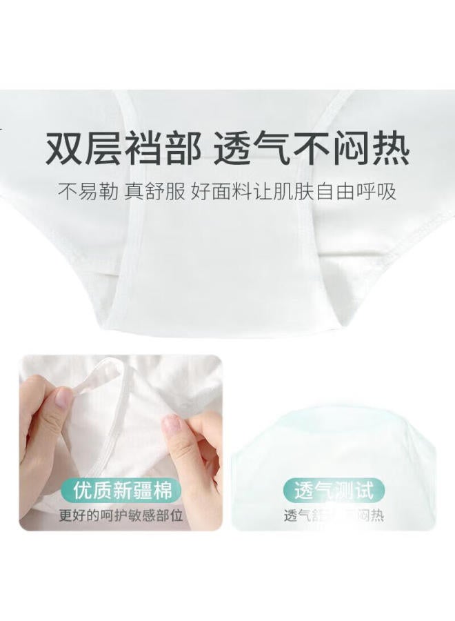 Sometimes Disposable Cotton Underwear For Women, All-Cotton, No Washing, For Pregnant Women, Postpartum Women, During Menstruation, For Travel, Individually Packaged, Xl - Image 1