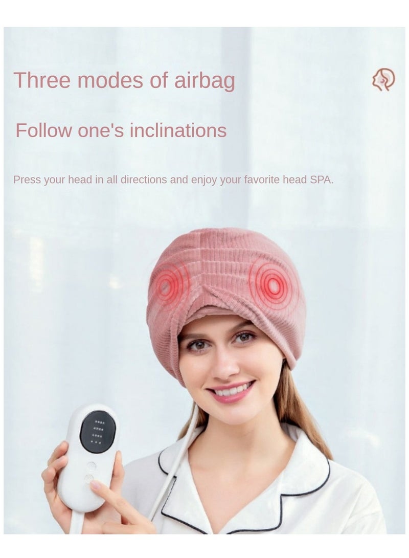 M MIAOYAN Air wave head massager, household head massager, electric heating compress air bag, household sleep massager  - Image 4