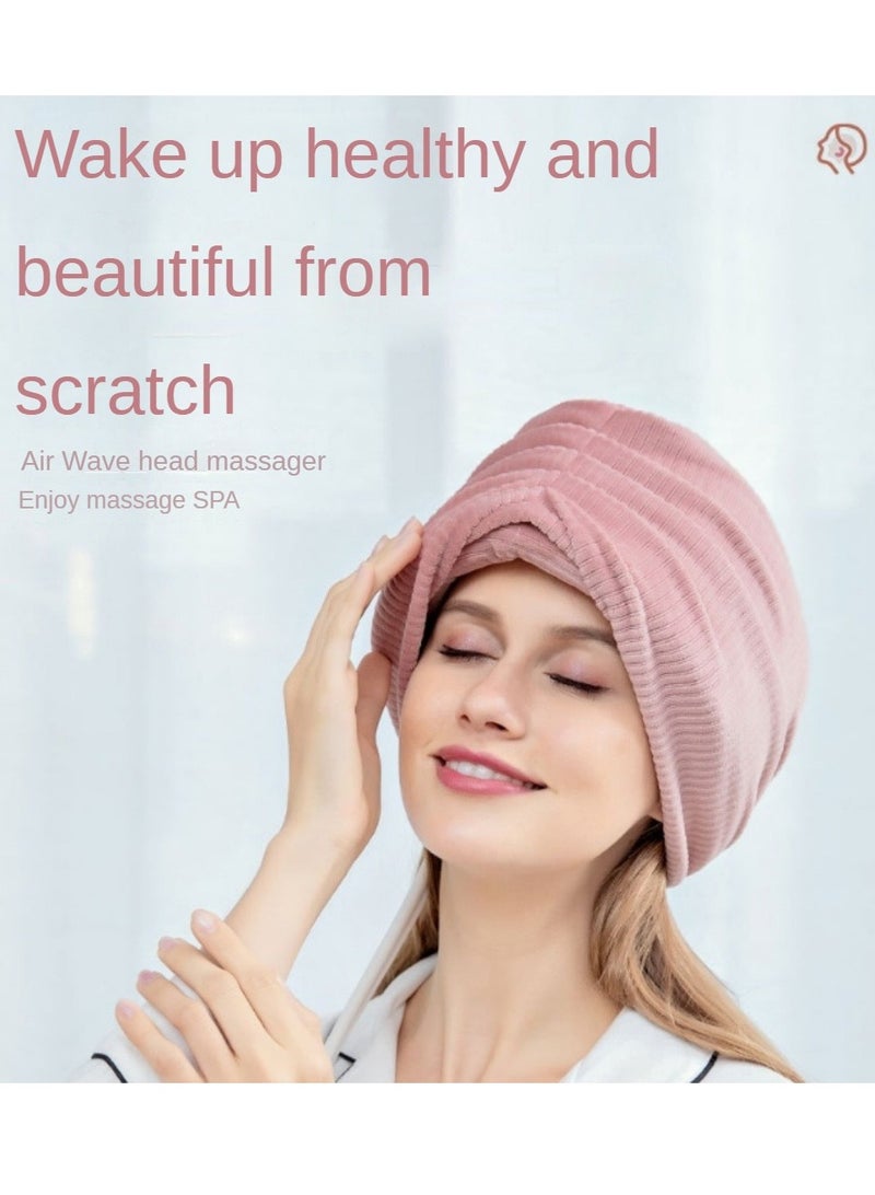 M MIAOYAN Air wave head massager, household head massager, electric heating compress air bag, household sleep massager  - Image 2
