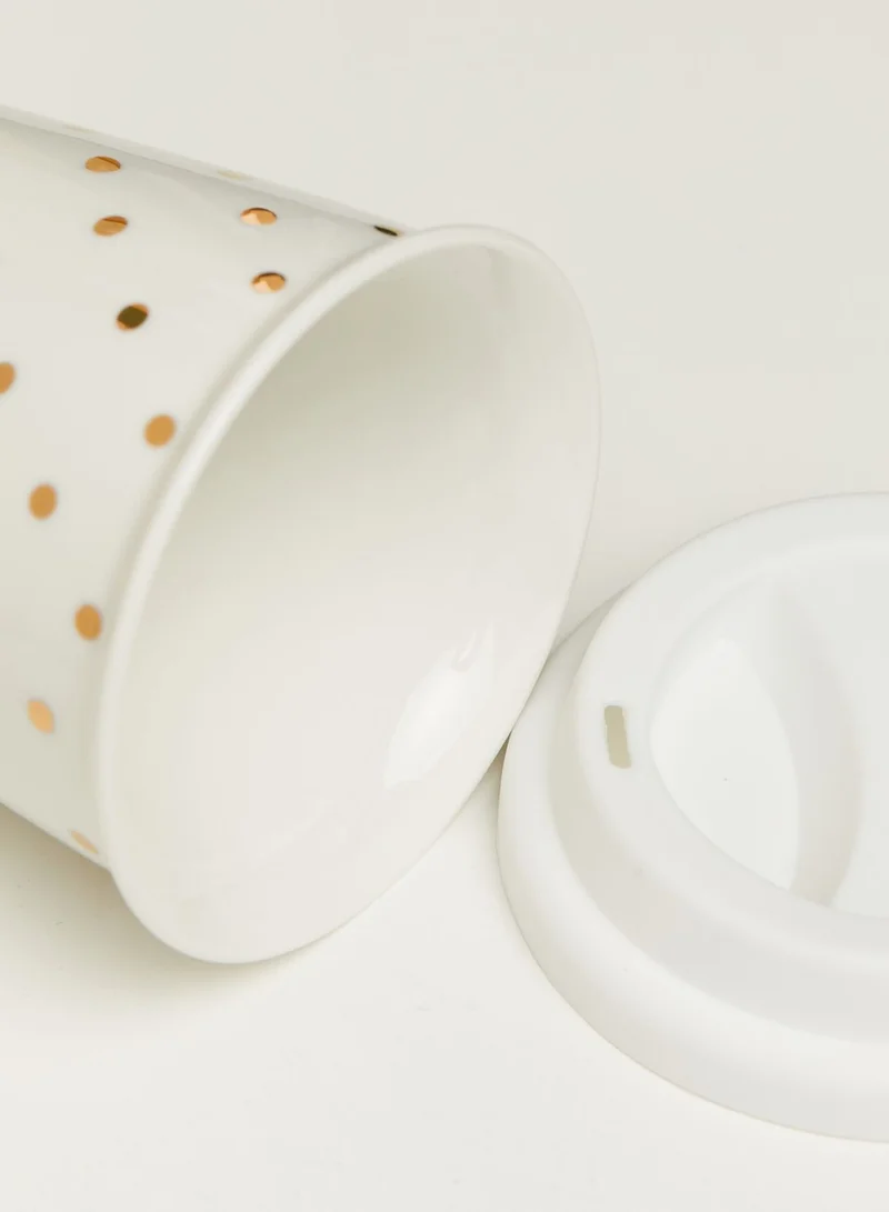 Noire Edit C Initial Double Walled Travel Mug