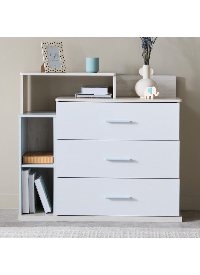 Skye 3-Drawer Dresser with Open Shelves 40 x 90 x 100 cm - pzsku/Z491147F96F326BC14BCBZ/45/_/1735803196/754a3720-c065-4406-990c-57525b6d6f3a