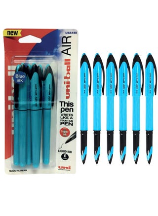 6-Piece Air Micro Rollerball Pen Blue Ink - pzsku/Z49114B486BAA9B6E0FF7Z/45/_/1722670158/f1ad560a-f30c-4b50-9011-32566a82de28