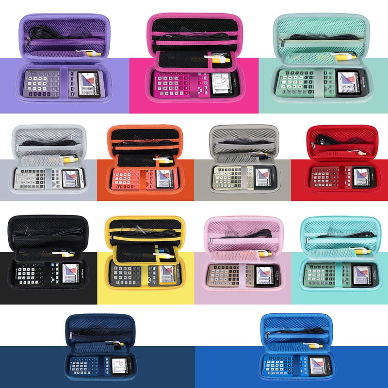 RIYADAone Hard Case Replacement for Texas Instruments TI-84 Plus CE/TI-84 Plus/TI-Nspire CX II CAS/TI-Nspire CX II/TI-83 Plus/TI-89 Titanium/TI-85 / TI-86 Color Graphing Calculator (Purple Case) - Image 2