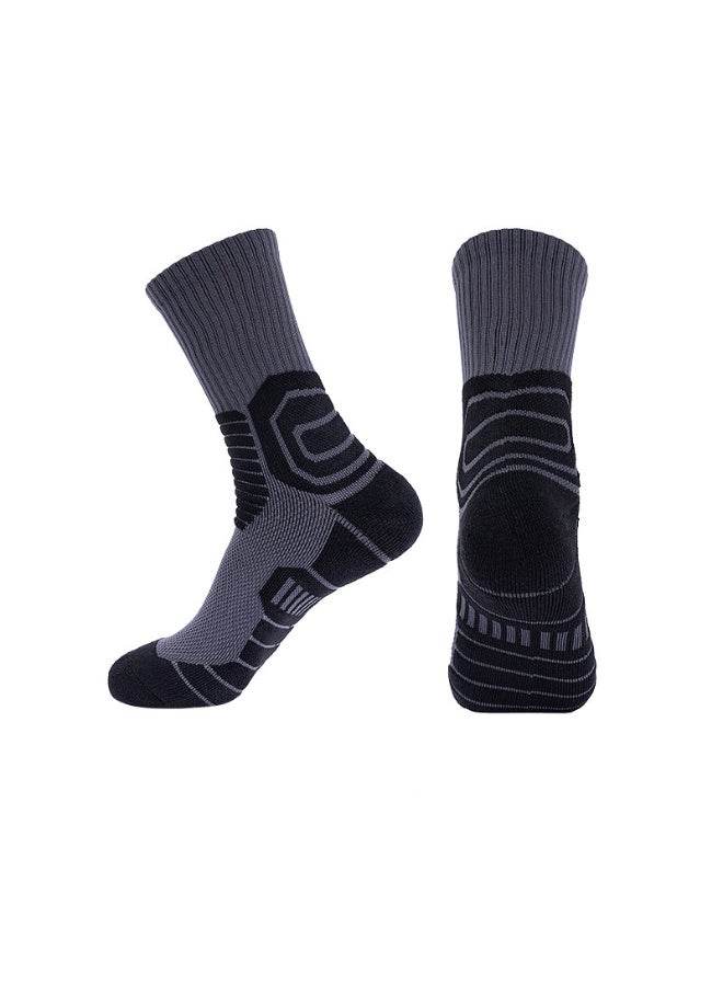 KUYING Fashion Anti Slip Breathable Sports Socks Four Piece Set