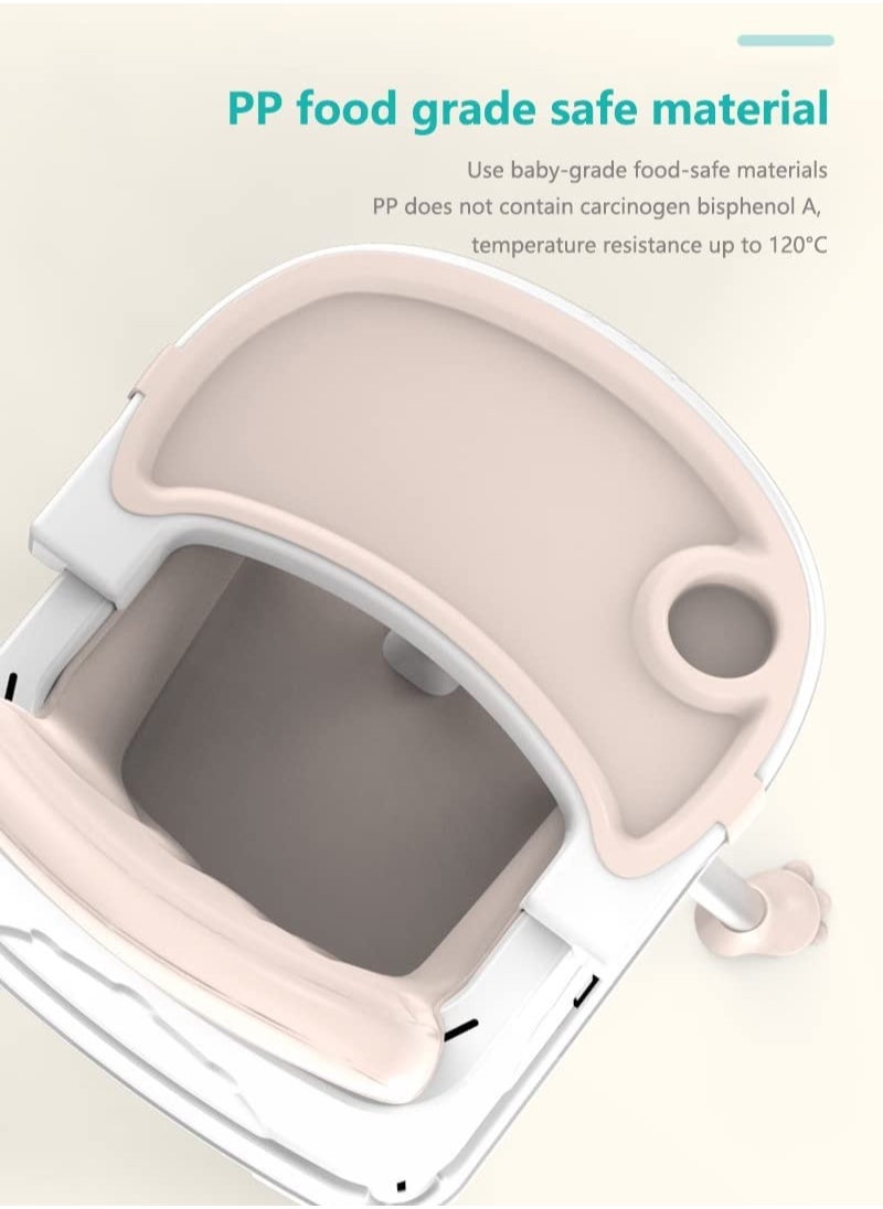 كرسي تناول طعام للرضع مرتفع متعدد الوظائف مع طاولة تناول طعام قابلة للطي محمولة (اللون: وردي) - pzsku/Z491197C4DBE41912A557Z/45/_/1732774659/b750d0de-c056-433d-8937-f20cb4868d05