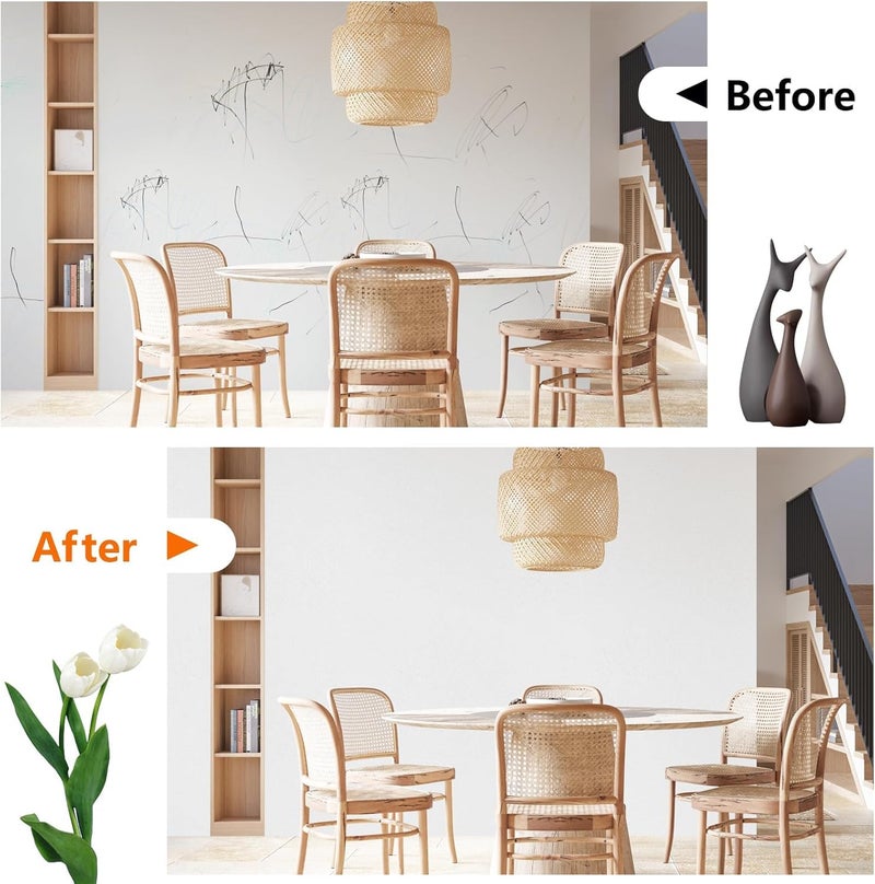 AADIVY 45×600 CM PVC Lamination Peel & Stick Wallpaper – Embossed Hexagon Vinyl Film, Waterproof, 0.11mm Thick, 480g Quality Full Roll Self Adhesive Contact Paper for Wall & Cabinet (White) - Image 5