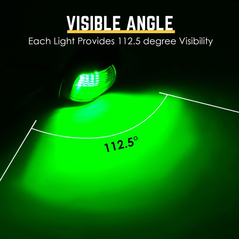 Acelane Boat Navigation Lights LED Boat Bow Light Red & Green Sidelights 12V IP65 Waterproof Marine Boat Accessories for Pontoon, Skeeter, Power Boat, Fishing Boat, Skiff… - Image 4