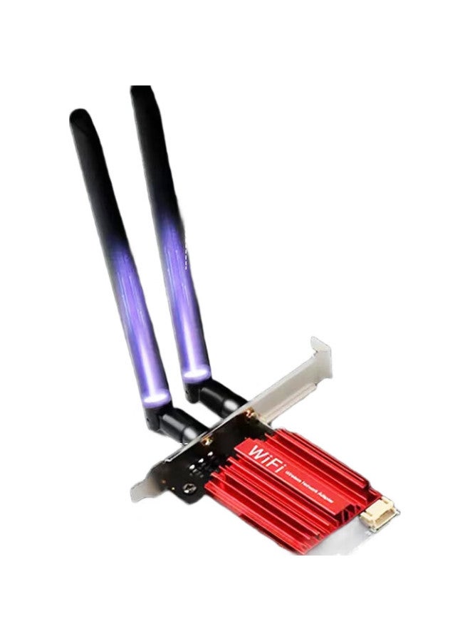 Percko Ax200-Pro Gigabit Intel Wifi 6 Dual-Band 5G Desktop Intel Pci-E Wireless Network Card Bluetooth 5.2 Two-In Computer Gaming Support For Linux - Image 2