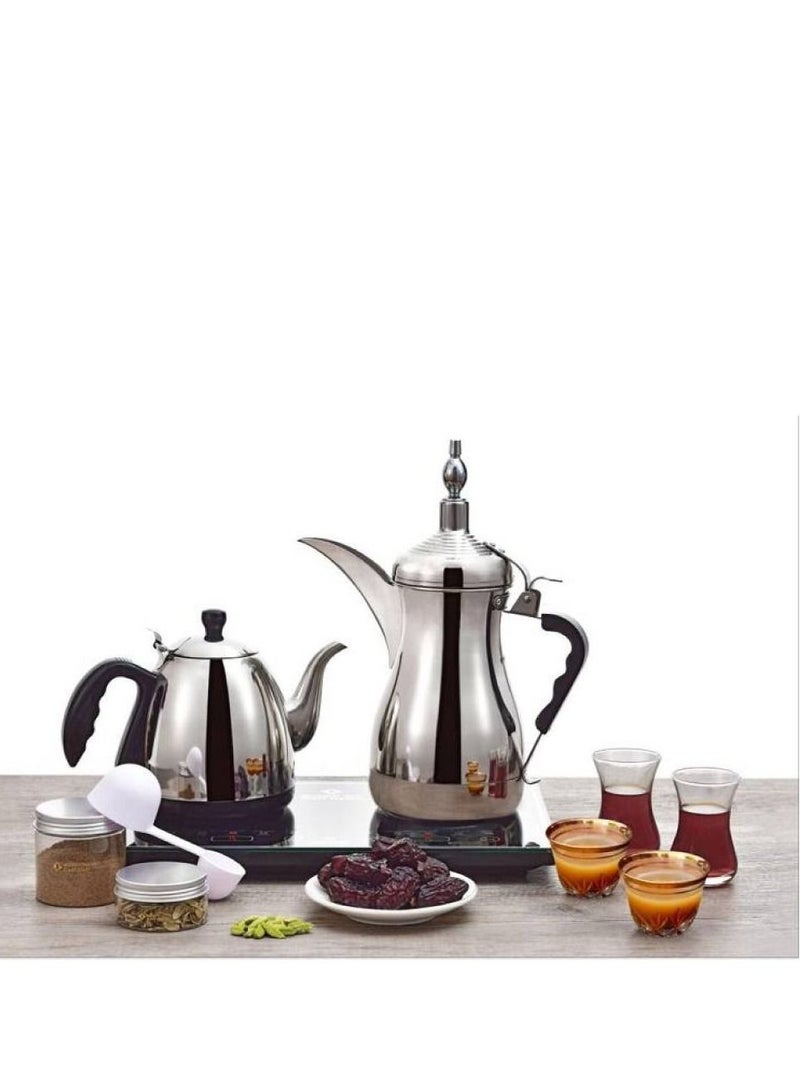 Gulf Dalla Deluxe Electric Arabic Coffee Tea Maker 1600W - Image 2