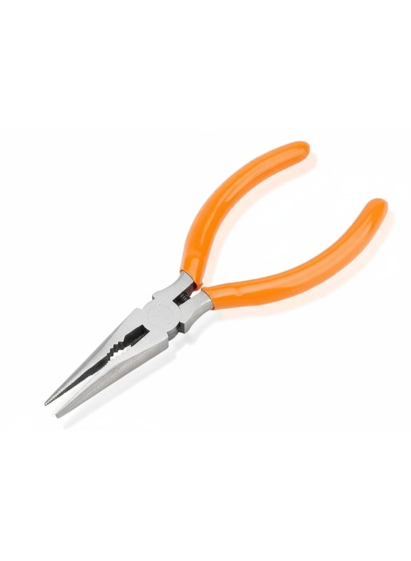 كماشة أنوف دقيقة صغيرة بطول 5 بوصات أداة يدوية دقيقة بفك قوي ومقبض غير قابل للانزلاق لصيانة الكهرباء وصناعة المجوهرات والحرف والاستخدام المنزلي - Image 1