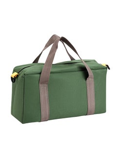 LAWAZIM Tool Bag Thickened Wear-Resistant Large Capacity Canvas Bag - 18 inch Army Green - Tool Bag with Zippered Top, Adjustable Strap, and Durable Handles - Ideal for Home, Workshop, and Outdoor Use  - Image 3