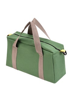LAWAZIM Tool Bag Thickened Wear-Resistant Large Capacity Canvas Bag - 18 inch Army Green - Tool Bag with Zippered Top, Adjustable Strap, and Durable Handles - Ideal for Home, Workshop, and Outdoor Use  - Image 2