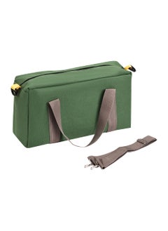 LAWAZIM Tool Bag Thickened Wear-Resistant Large Capacity Canvas Bag - 18 inch Army Green - Tool Bag with Zippered Top, Adjustable Strap, and Durable Handles - Ideal for Home, Workshop, and Outdoor Use  - Image 1
