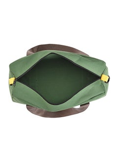 LAWAZIM Tool Bag Thickened Wear-Resistant Large Capacity Canvas Bag - 18 inch Army Green - Tool Bag with Zippered Top, Adjustable Strap, and Durable Handles - Ideal for Home, Workshop, and Outdoor Use  - Image 4