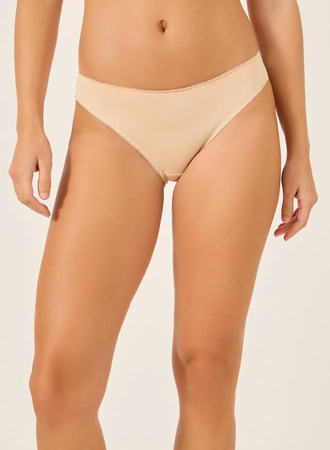 تايك تو Take Two Pack of 3 - Solid Bikini Briefs